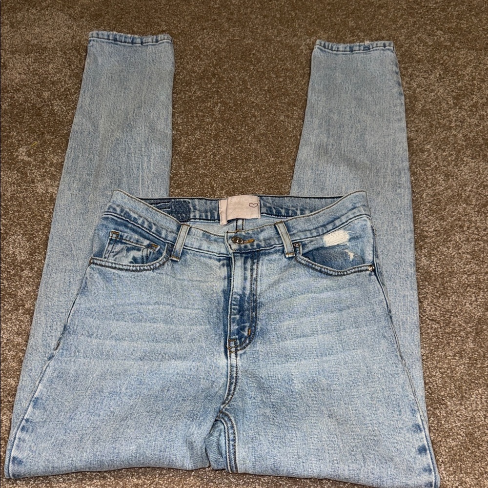REVICE Light Blue Skinny Jeans / size 27. B13 - Picture 3 of 7
